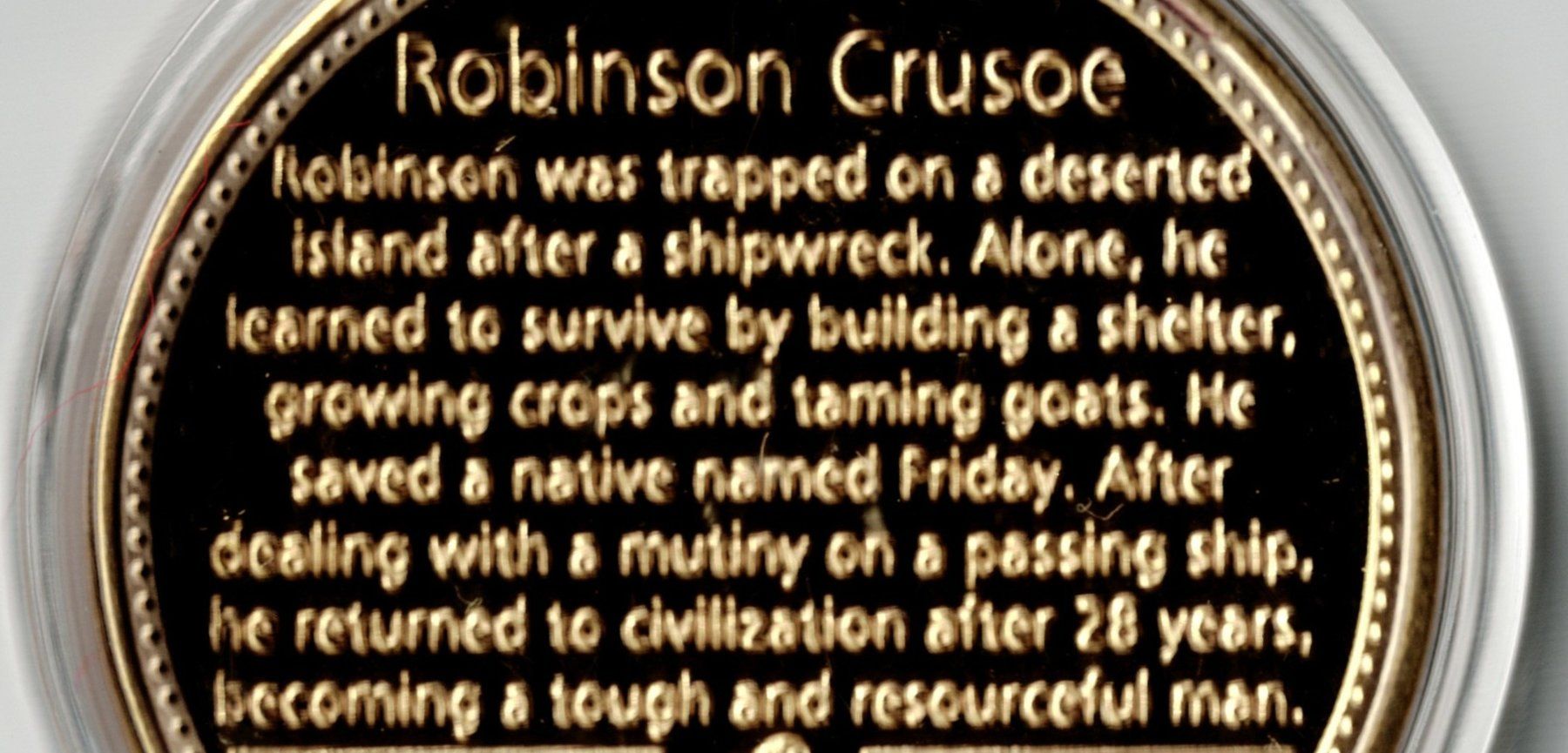Médailles: Robinson Crusoe_Gedenkmedaille 4 – Neuf (Voir description) à Hombrechtikon par Fraese01 3