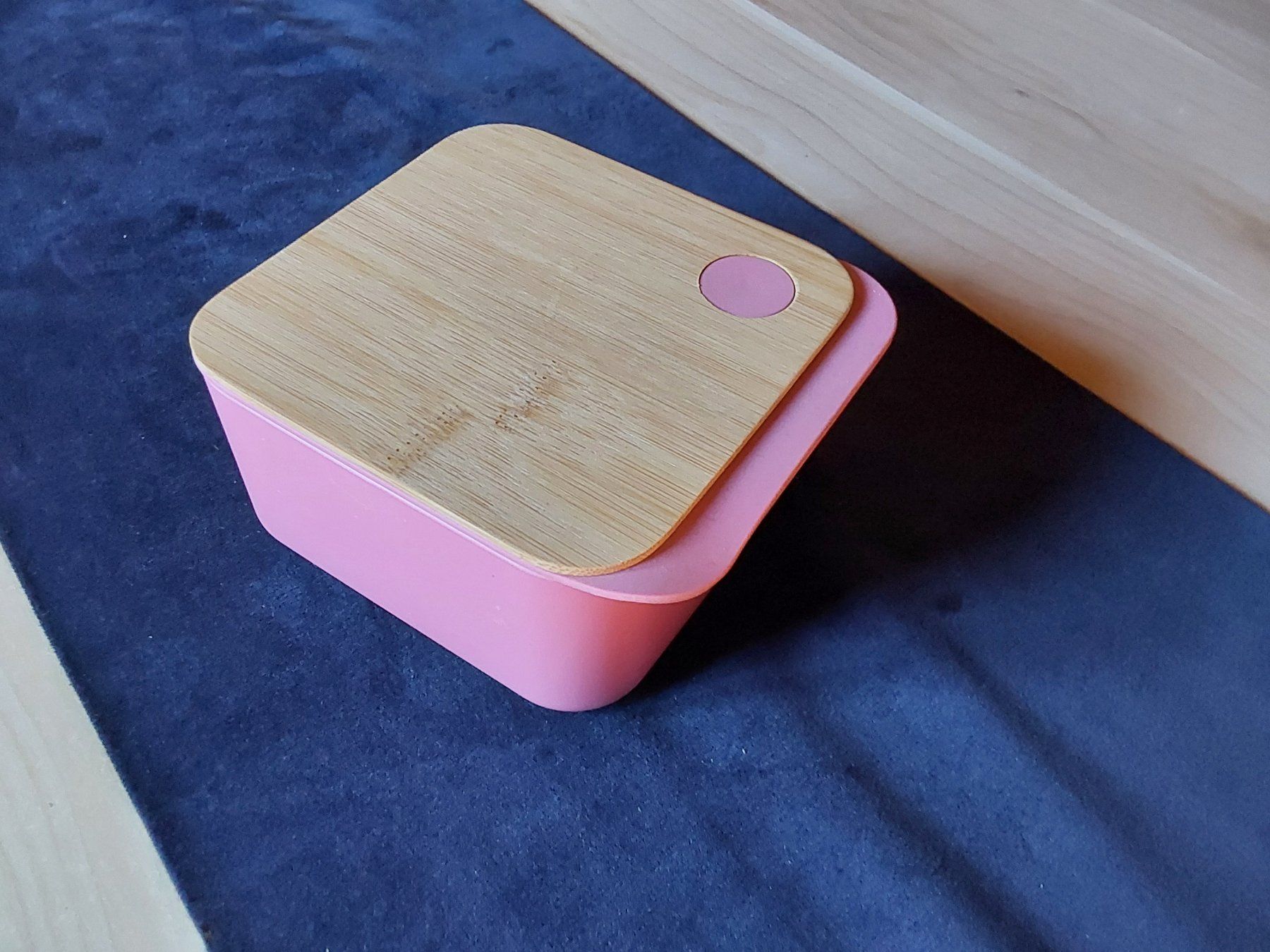 Migros Contenitori & Simili: Box rosa Bambusdeckel neuwertig – Nuovo (secondo la descrizione) da Rüegsbach venduto da hpl02 2