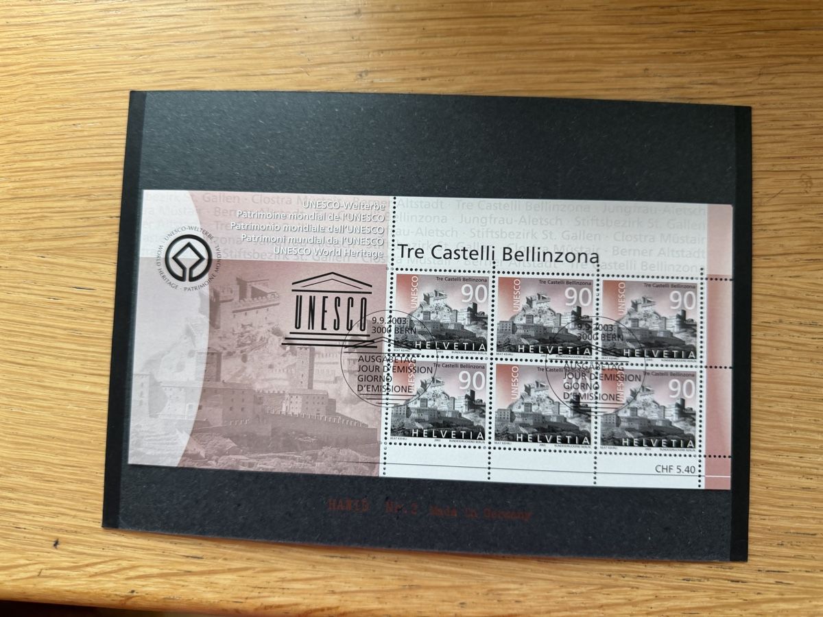 Tutti i francobolli: 2 mal Kleinbogen Satz einmal mit Ausgabetag Stempel  – Nuovo (secondo la descrizione) da Murgenthal venduto da Tina_4055 2
