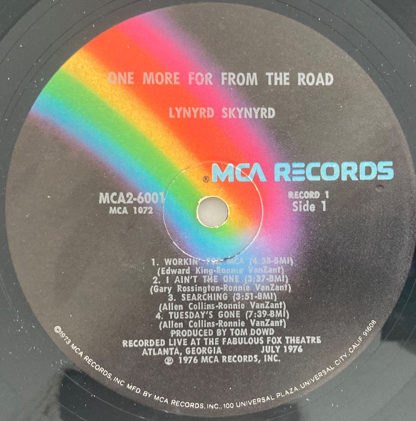 Dischi in vinile: LYNYRD SKYNYRD - ONE MORE FROM THE ROAD – Usato da Poliez-Pittet venduto da Newtown-Records 5