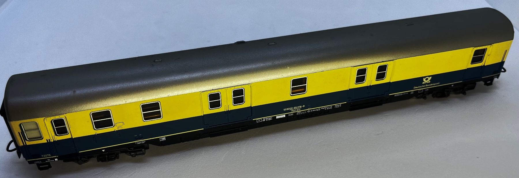 Märklin Modellini di ferrovie: Märklin H0 4157 Bahnpostwagen OVP – Usato da Pfeffingen venduto da EdwinD01 1
