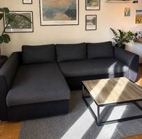 Ecksofa mit Schlaffunktion und Bettkasten  CHF 300