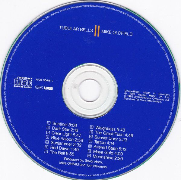 CD: Mike Oldfield - Tubular Bells – Usato da Unterbäch venduto da kolbar 2