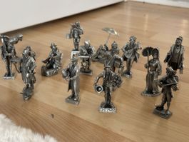 1,2kg , 14 Zinnfiguren, Figuren von Spitzweg,Top Zustand