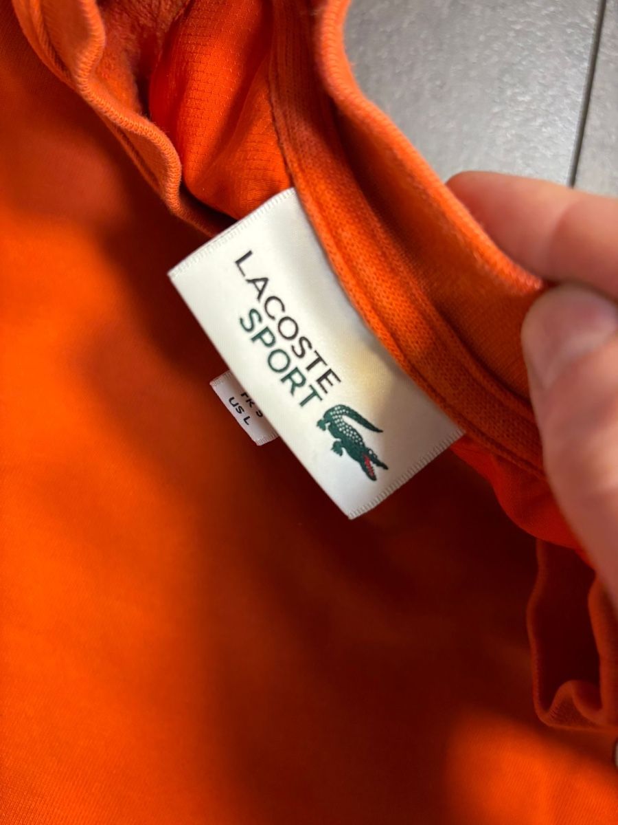 Lacoste Maglioni & Felpe: Lacoste Sport Orange Pullover Grösse L – Usato da Therwil venduto da vin_fx2q 1