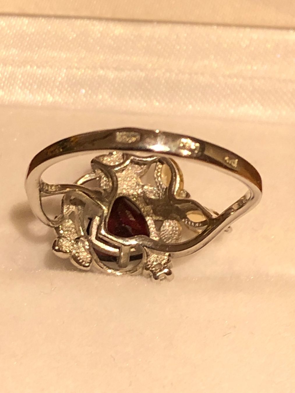 Anelli: Ring Silber 925 Granat Emalie – Usato da Zollikofen venduto da lorik007 2