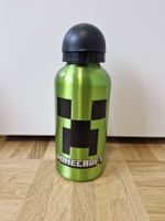 Trinkflasche Minecraft grün Aluminium 500ml neuwertig