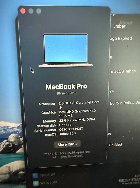 Apple Notebooks: wenig gebrauchtes Mac Book Pro 16" – Gebraucht aus Erlen von Mr.Binki 2
