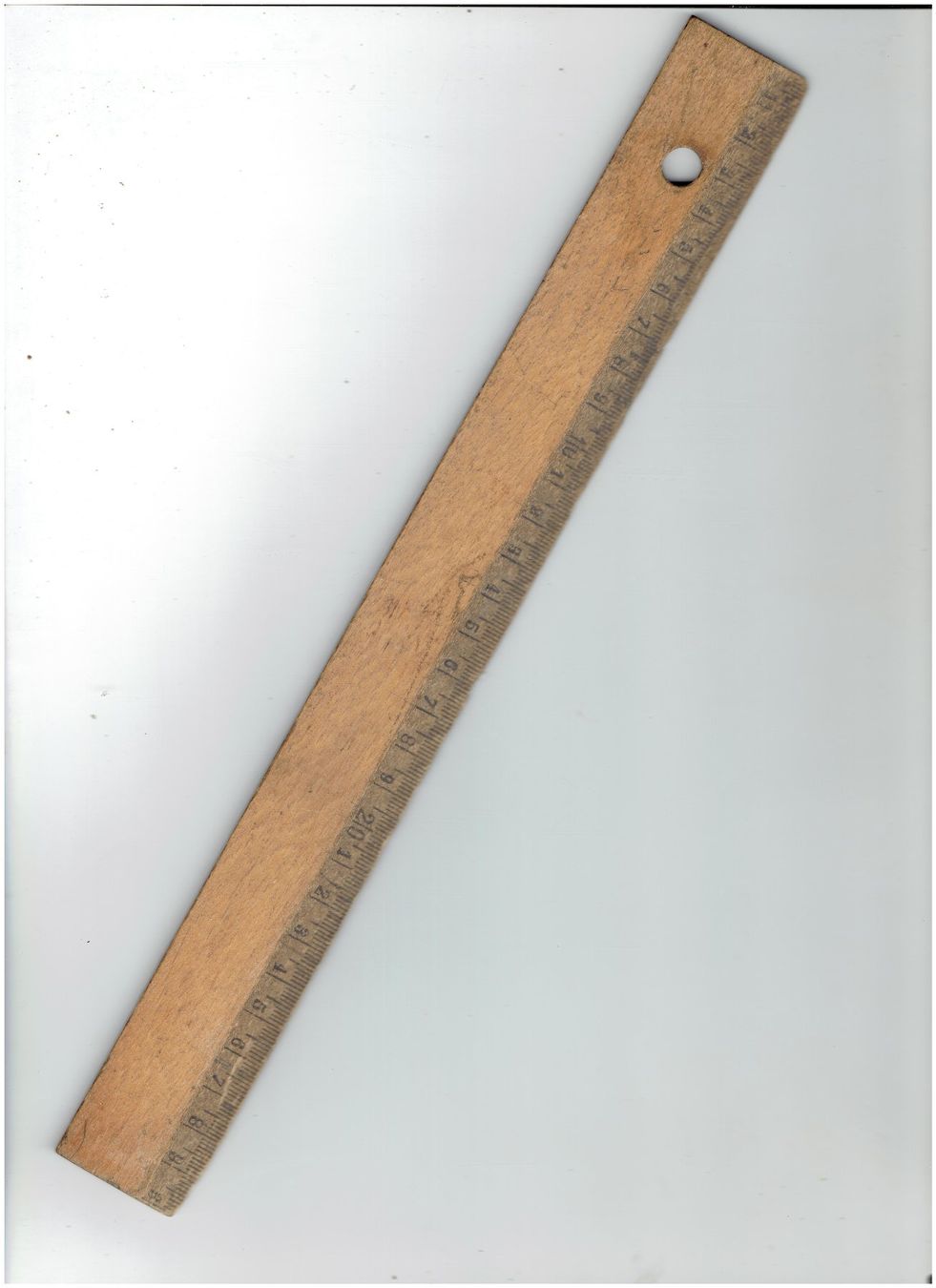 Sonstiges Schreiben & Zeichnen: Antikes Lineal 30 cm – Gebraucht aus Flims - Dorf von Stagediver