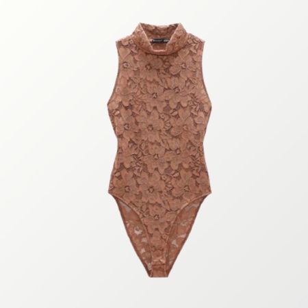 ZARA Spitze Bodysuit