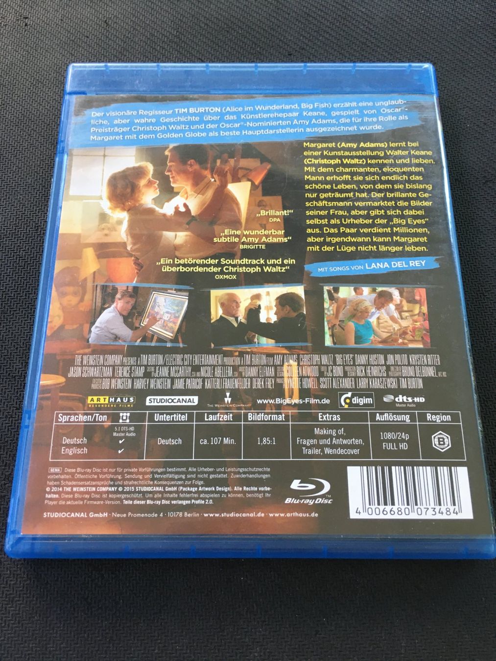 Tutti i DVDs: Tim Burton - Big Eyes [Blu-ray] – Usato da St.Gallen venduto da MedienJoe 1