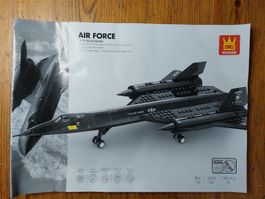 SR71 BlackBird aus Klemmbausteinen
