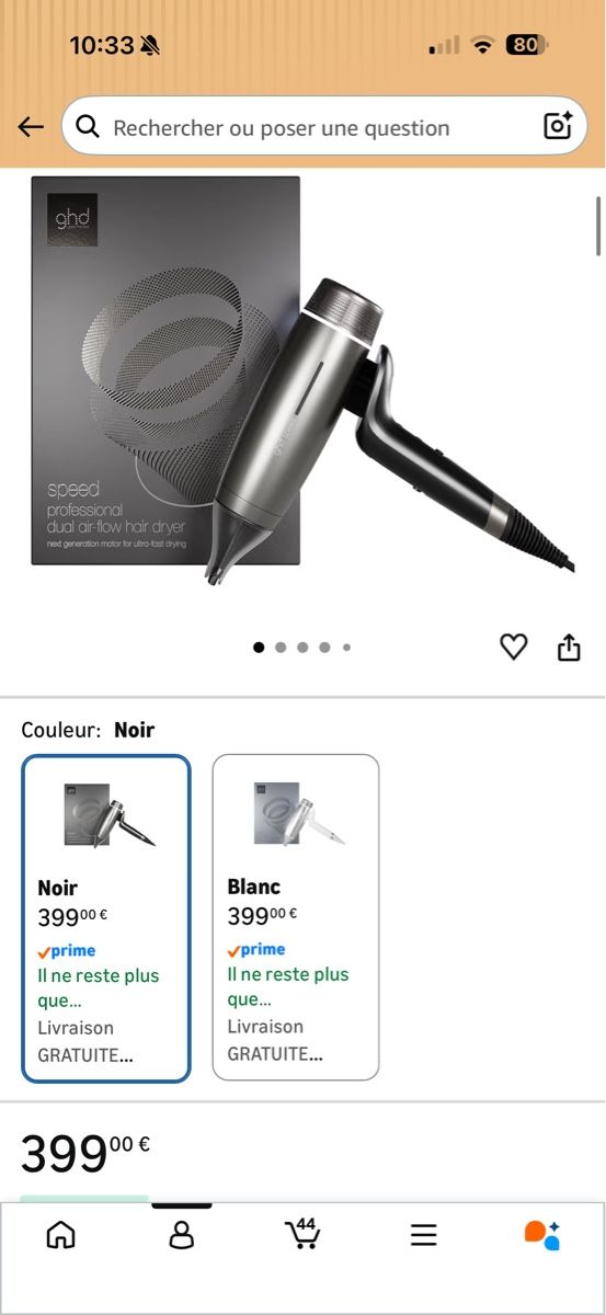 GHD Asciugacapelli: GHD sèche-cheveux professionnel Speed – Nuovo e nell'imballaggio originale da Lausanne venduto da gio_qwg7 2