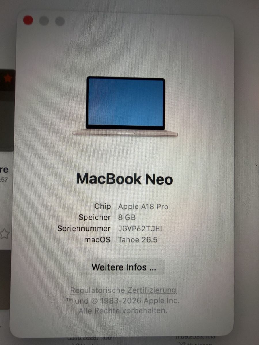 Apple Notebook: MacBook Neo Rosa/Pink – Nuovo (secondo la descrizione) da Urdorf venduto da Lija.x 4