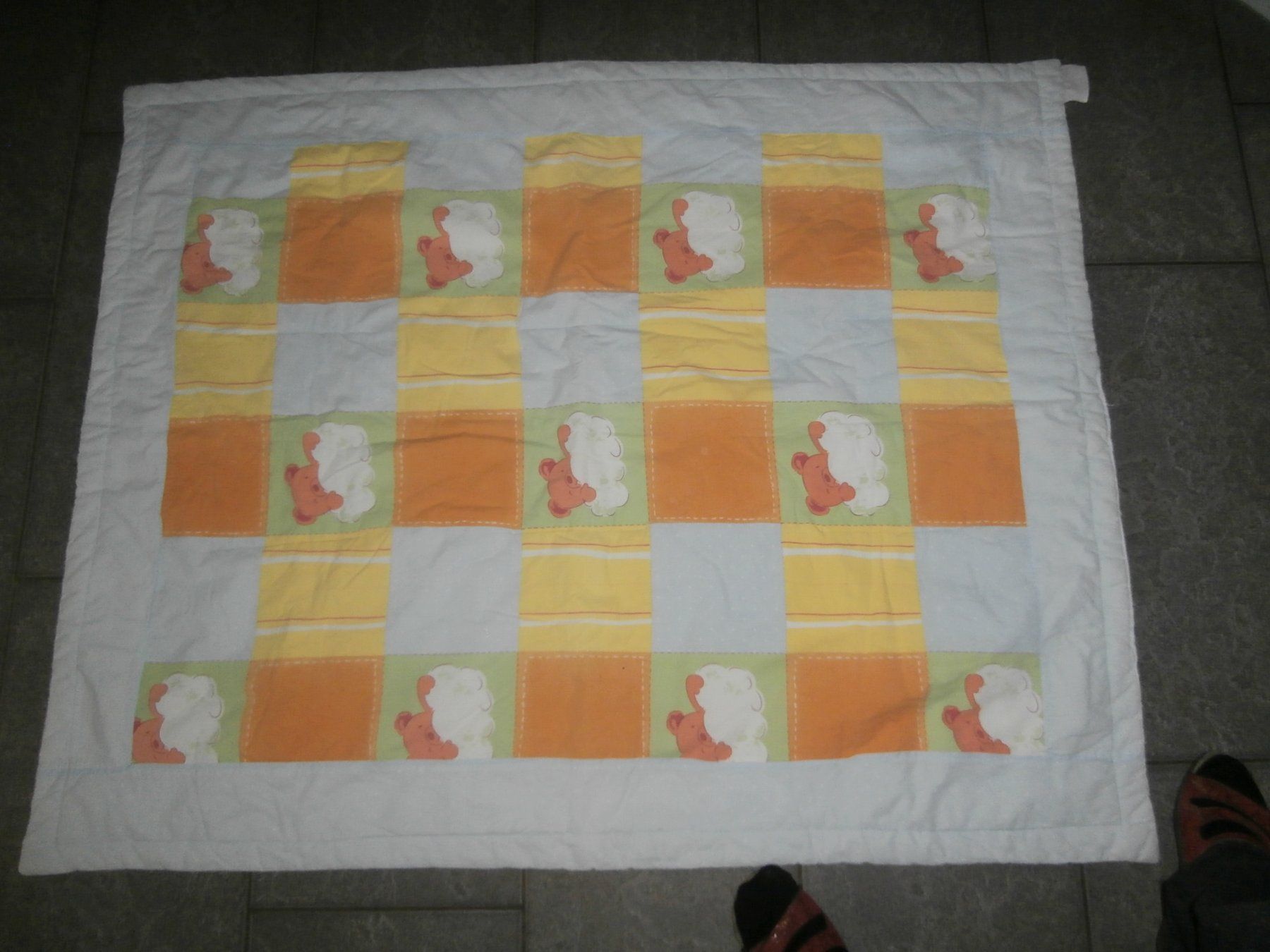 Coperte: Baby- oder Krabbeldecke mit Bärlimotiv – Usato da Pfäffikon ZH venduto da variohappy