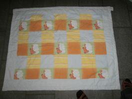 Baby- oder Krabbeldecke mit Bärlimotiv