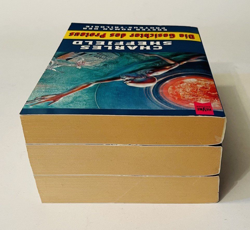 Libri: Charles Sheffield Proteus-Trilogie Sci-Fi Romane 1-3 – Usato da Duggingen venduto da nad_6yzh 5