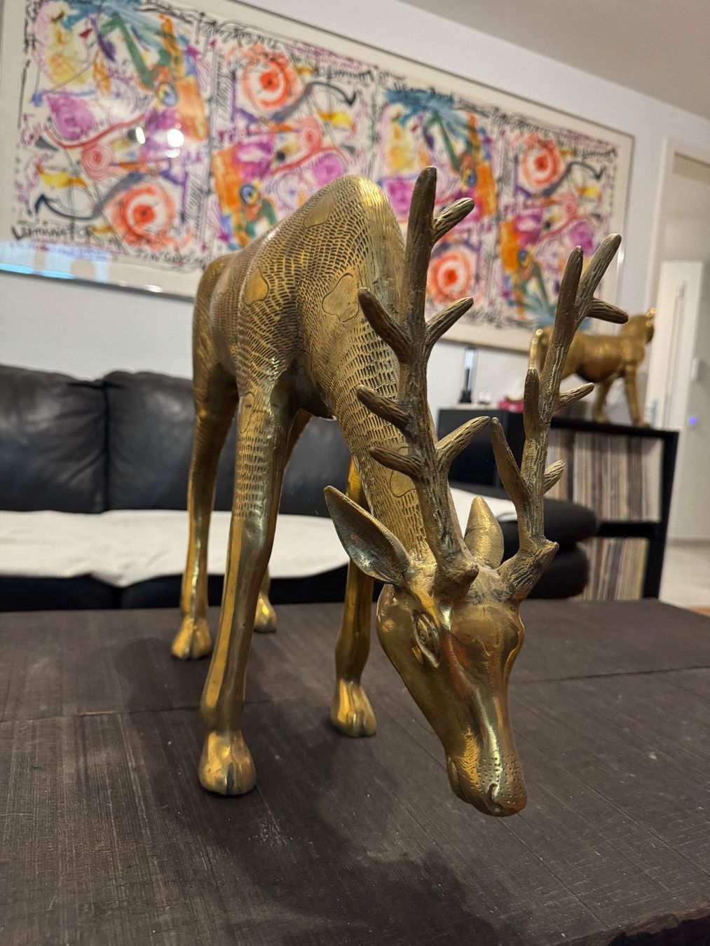 Sculture & Statue: Hirsch aus Messing 12 Kg – Usato da Horgen venduto da Auction-Kings 1