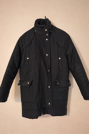 IRO Winterjacke schwarz, Oversize, Gr. M, gebraucht