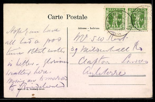 Cartoline postali: AK Luzern, Polytechnic Chalets Seeburg – Usato da Berlin venduto da bartko-reher 1