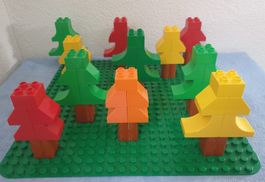 Lego Duplo (F22) bunter Wald Herbstwald mit grosser Platte