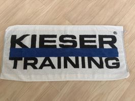 Kieser Training Frottetuch Weiss/Blau 95x44cm