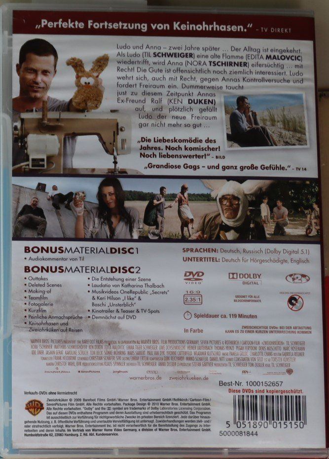 Tutti i DVDs: Zwei Ohrküken – Usato da Luzern venduto da CONTENTI 2