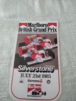 Sticker Formel 1 Silverstone 1985 Top