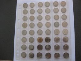 Collection de 10 cts de 1879 à 1993 complète