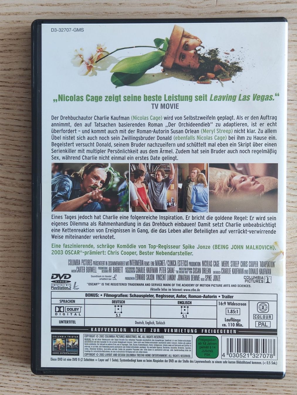 Tutti i DVDs: Adaption – (DVD/2002) – Usato da Schaffhausen venduto da philscardstore 1