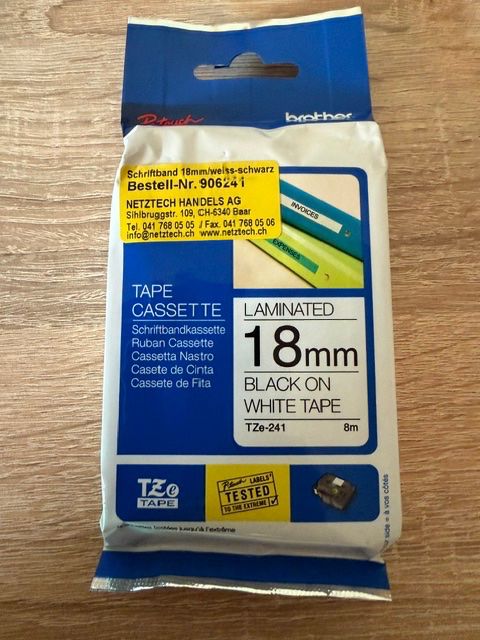 Brother Filamento: Brother  P-Touch tape cassette – Usato da Court venduto da Sam771 2