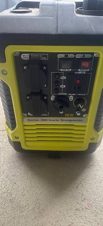 Stromgeneratoren: Generator Ekström 2000i  – Gebraucht aus Widnau von PlanBTraining