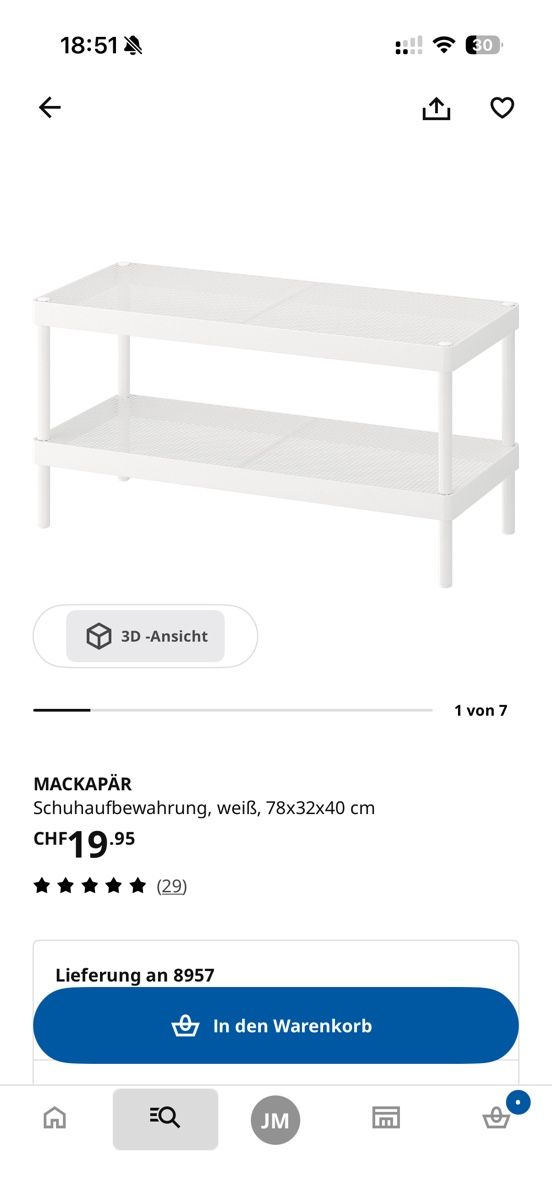 Scaffali: Schuhregal – Nuovo (secondo la descrizione) da Spreitenbach venduto da jas.tin 6