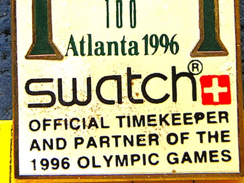 Swiss Placchette & Badge: OLYMPIA PIN SWATCH SWISS OFF. TIMEKEEPER – Usato da Ettingen venduto da Hausi4711 1