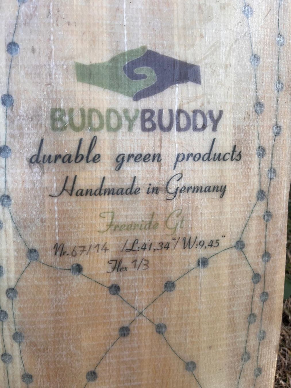 Skateboards: BuddyBuddy Longboard Handmade in Germany used condition – Gebraucht aus Tafers von JP911 5