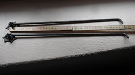 2 Fensterladengestänge 40 cm lang thermopatiniert