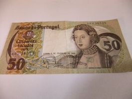 Portugal 50 Escudos de 1.3.2980 Infante D. Maria Chape 9
