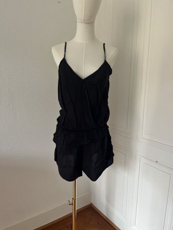 Oysho Black Summer Playsuit Size L - excellent condition!