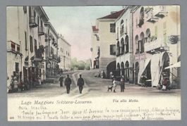 1904, LOCARNO, VIA ALLA MOTTA, ANIMATA, BELLA QUALITÀ