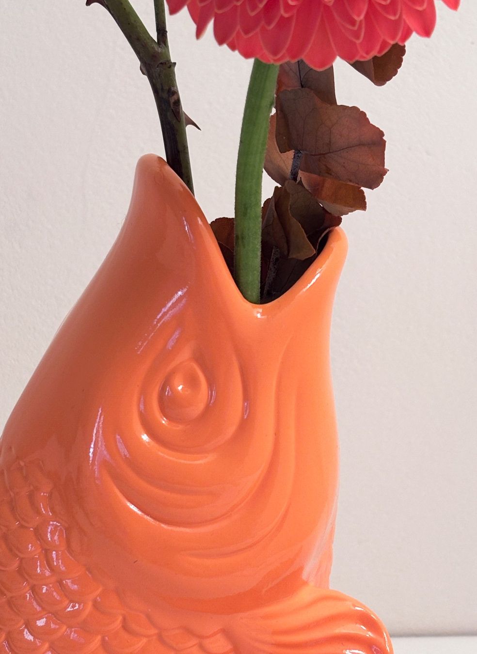 Vasi & Recipienti: Fischvase/Objekt in Keramik Orange – Nuovo (secondo la descrizione) da Chur venduto da elifornico 1