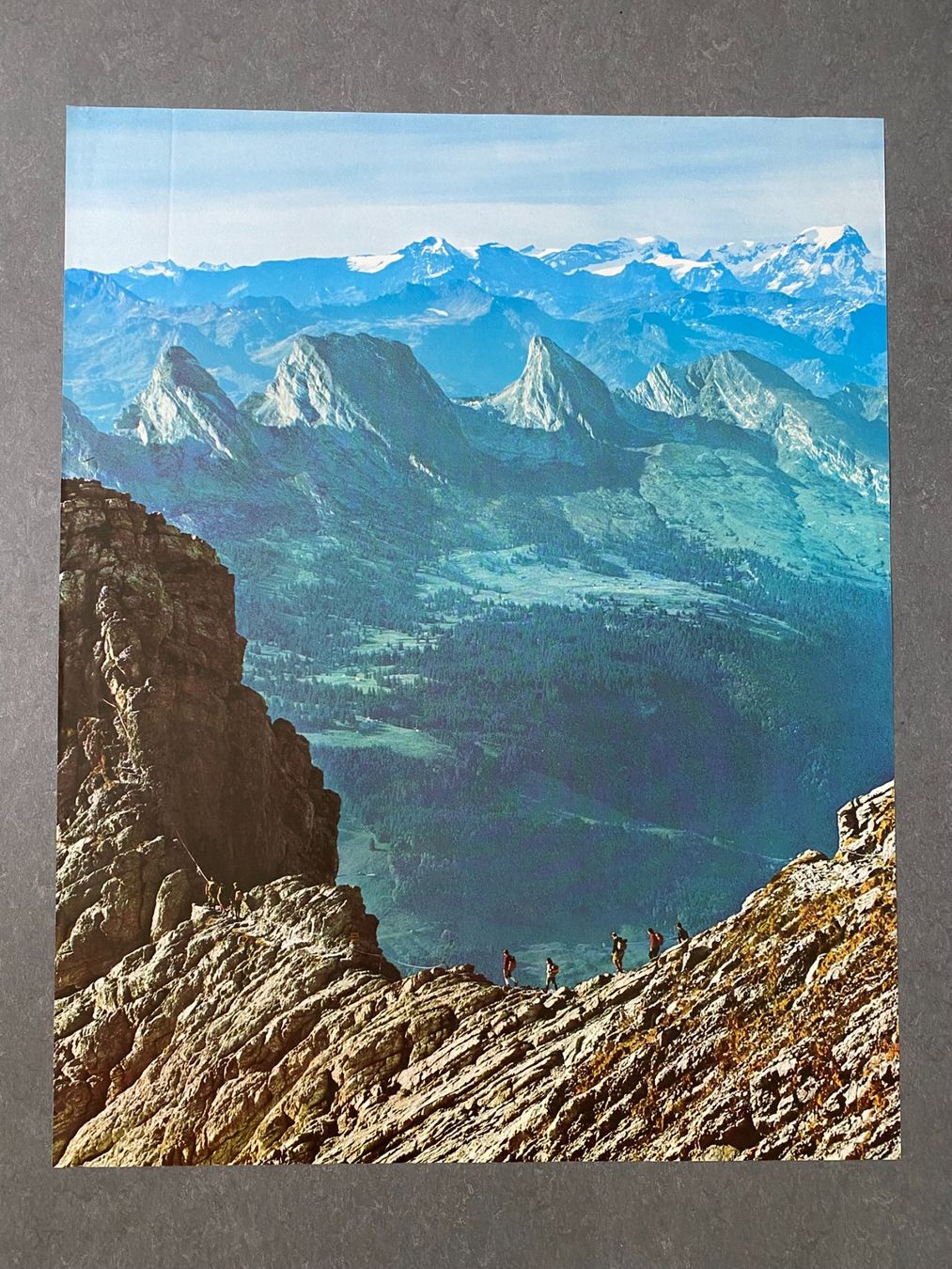 Foto & Immagini: Original Vintage Poster - Churfirsten mit Gratwanderer – Usato da Zürich venduto da jesulin05