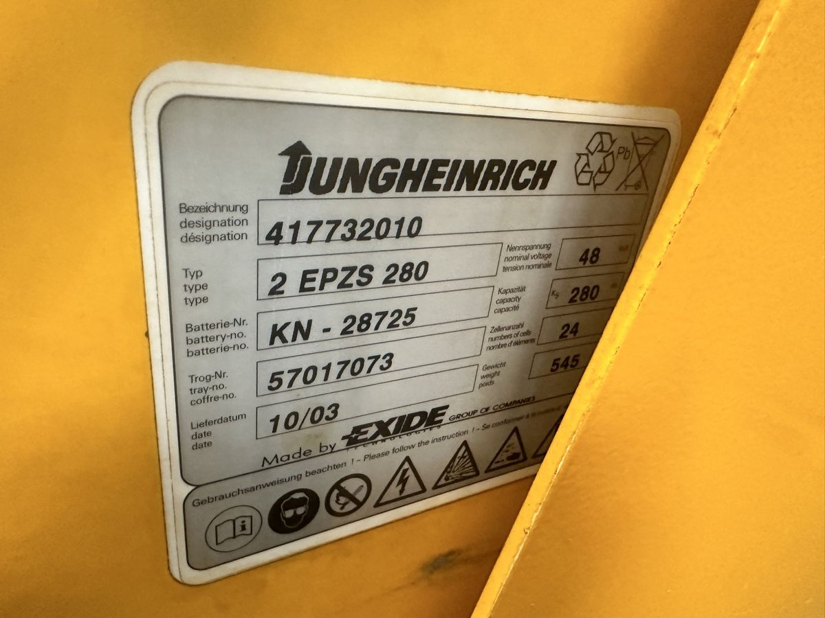 Jungheinrich Carrelli elevatori e a forche: Jungheinrich Stapler 2 EPZS 280 – Usato da Nebikon venduto da schnischna80 1