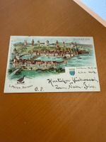 Luzern um 1548, Chromolitho, gelaufen