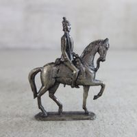 Konvolut Zinnfiguren / Bleisoldaten, unbemalt, 24 Stück