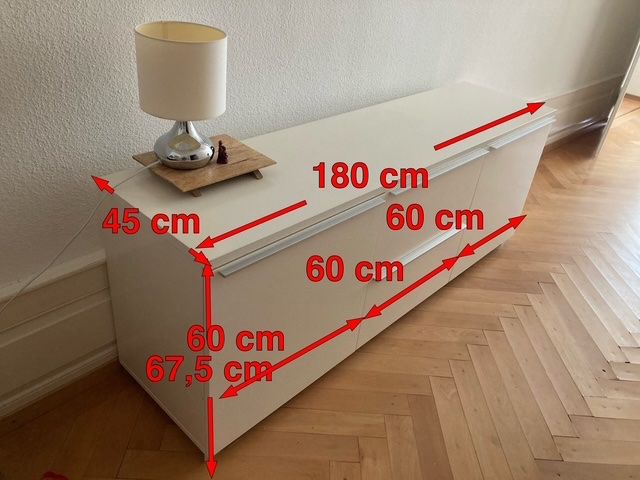 Interio Buffets: Buffet blanc 180 cm – D'occasion à Colombier NE par syl_8jl8 1