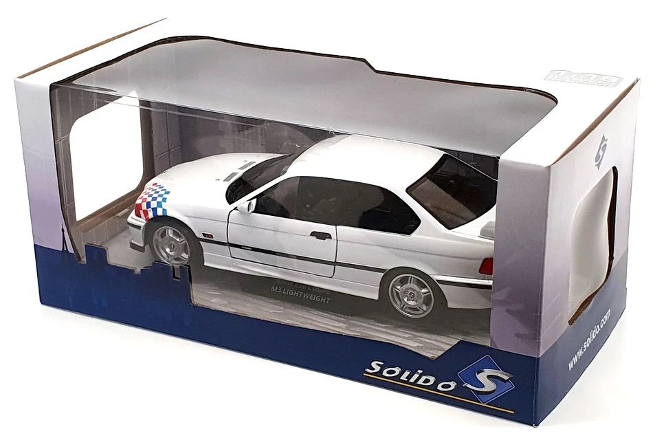 BMW Modellautos: BMW M3 E36 Coupe Lightweight White Solido 1/18 – Neu und originalverpackt aus Opfikon von Cycomyco 4