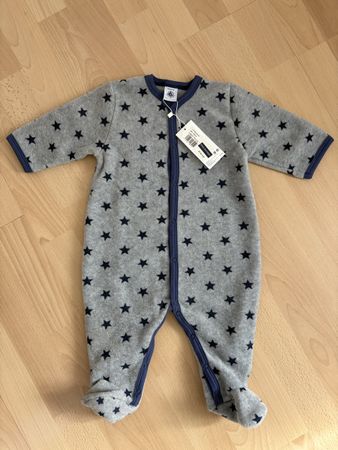 Petit Bateau Baby Fleece Schlafanzug, Gr. 68, NEU!