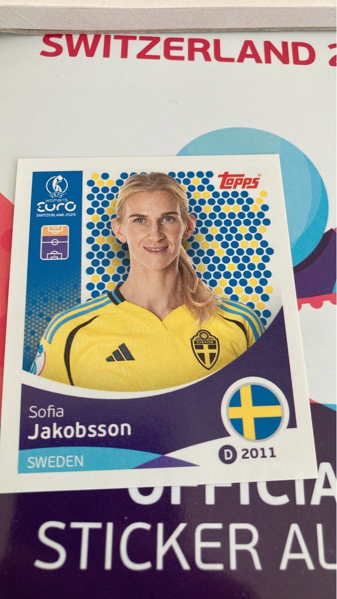 Topps Carte collezionabili: Topps EM 2025 Schweiz - Sofia Jakobsson Schweden – Usato da Luzern venduto da alexandrofcl