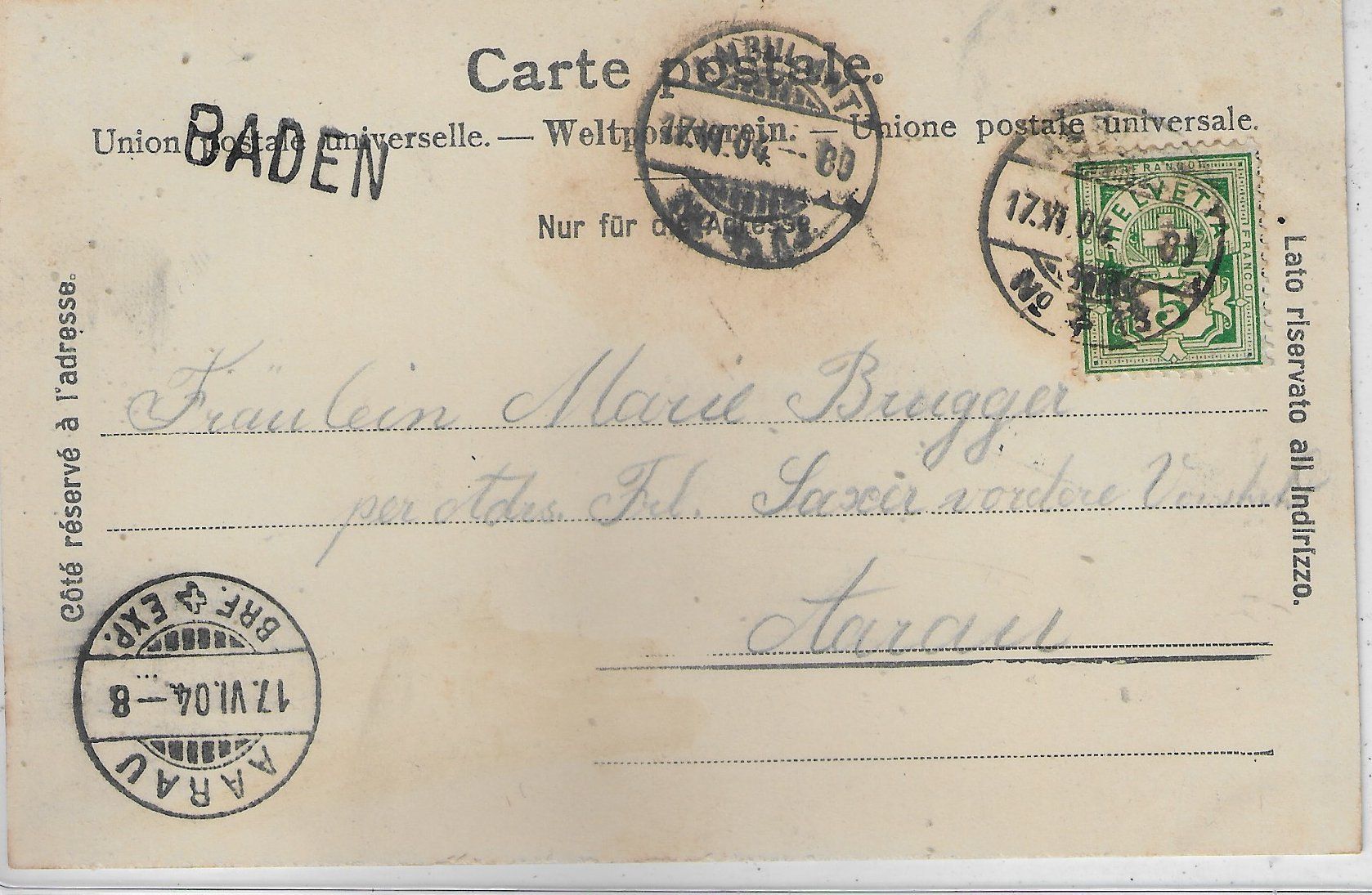 Cartoline postali: Baden - Der Schartenfels – Usato da Ettingen venduto da Kartenplanet 1