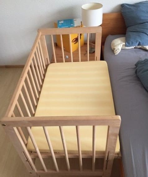 Holzartikel: Side by side baby cot – Gebraucht aus Adliswil von Nazia1981